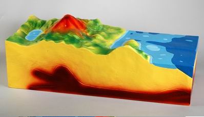 Модель "Строение вулкана" (малая)