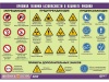Таблица "Правила техники безопасности при работе в кабинете физики" Винил (70х100см)